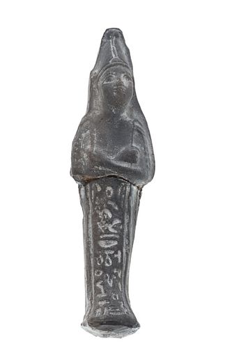 2000-1750 BCE Hand Carved Egyptian Shabti Figurine
