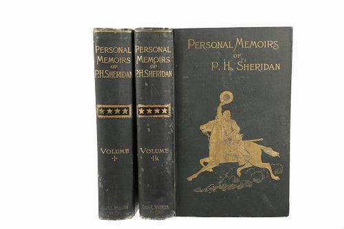 "Personal Memoirs of P.H. Sheridan" 1st Ed. 1888