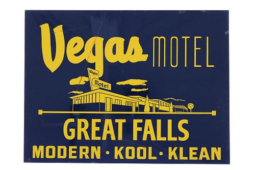 Rare 1950-60 Vegas Motel Sign From Great Falls, MT