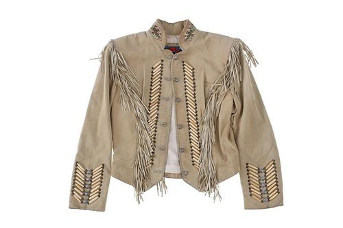 1980-1990s Ren Ellis Renegade Suede & Leather Coat