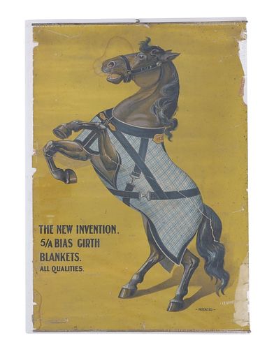 1890-1900 Burk & McFetridge Horse Advertisement