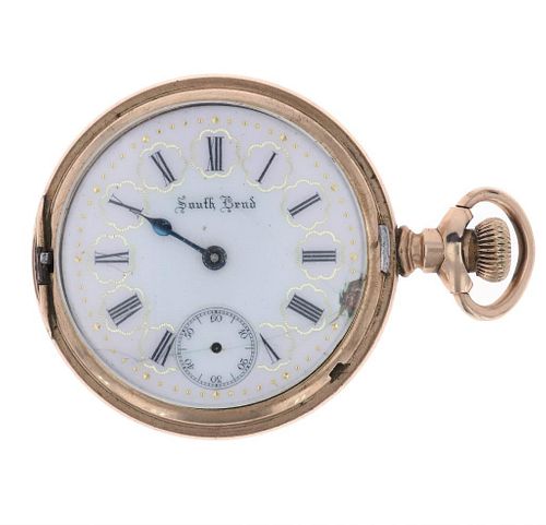 South Bend Pocket Watch, Fahys Montauk Case 1907