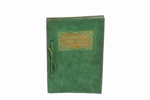 1st Ed. "Crossing The Bar" by Alfred Lord Tennyson