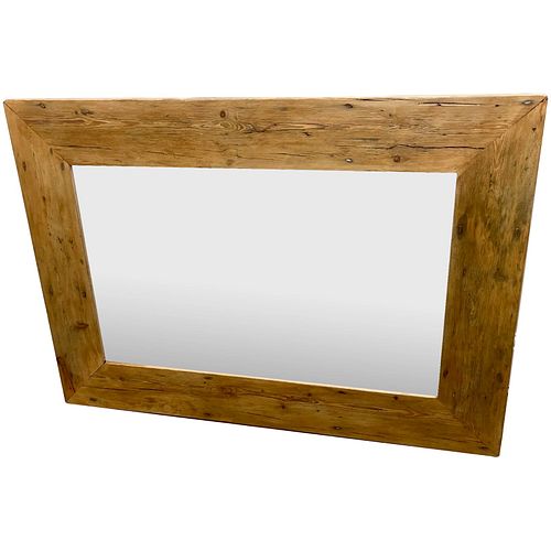 OVERMANTLE GLASS BEVELLED MIRROR