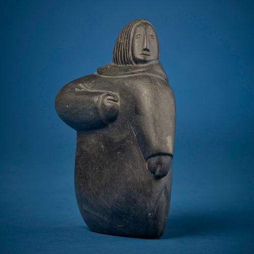 Peter Sevoga (1940-2007, Inuit; Baker Lake/Qamaniituaq), Carved figure