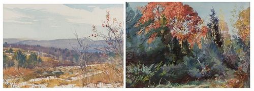 2 A. L. Ripley Landscapes, Spring & Fall