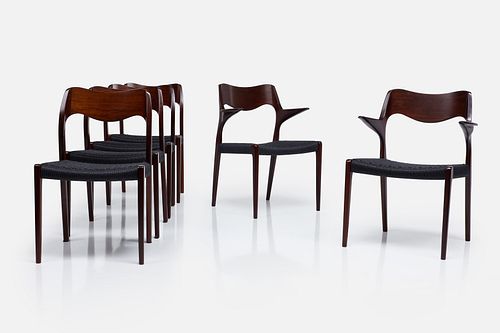 Niels O. Møller, Dining Chairs (6)