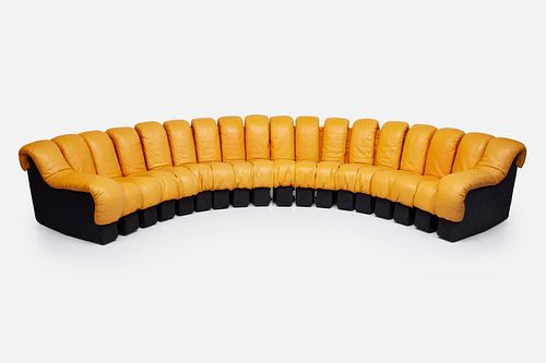 Berger, Peduzzi Riva, Ulrich + Vogt, 'Non-Stop' Sectional Sofa (20)