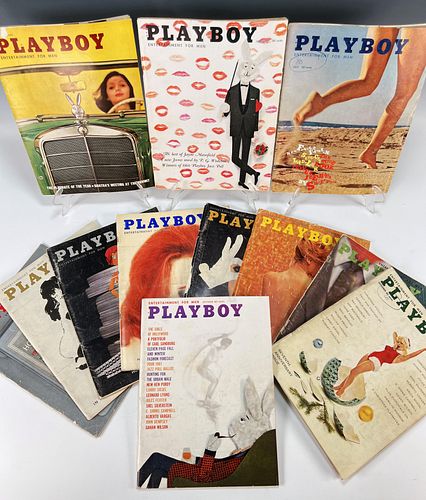 1960 COMPLETE YEAR PLAYBOY MAGAZINES