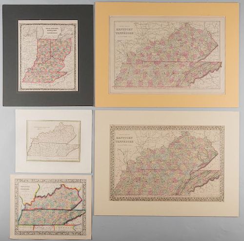 5 Kentucky and Tennessee Maps