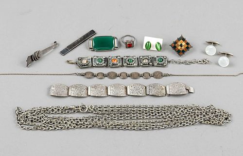 mixed lot jewelry, 20th c., mos