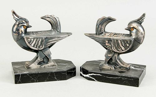 Pair of art deco bookends circ