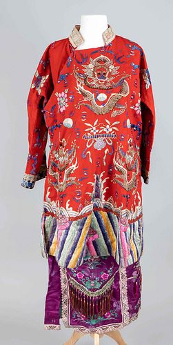 Rare Manchurian palace lady's robe(