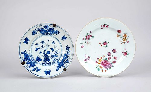 2 plates, China, Qing dynasty(1644-