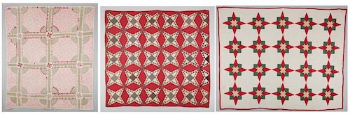 3 Middle TN Pieced Cotton Quilts