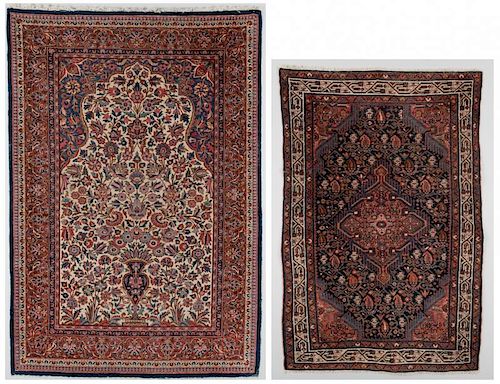 2 Antique Persian Area Rugs