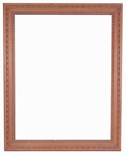 American 1940's Carved Frame- 24.5 x 18 1/8