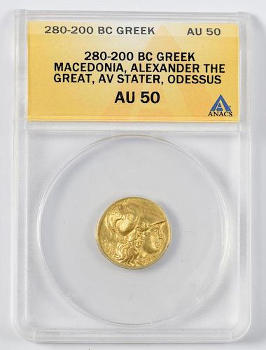 Alexander the Great AV Stater Coin, Odessus Mint