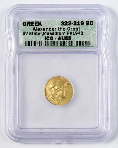 Alexander the Great AV Stater, Maeadrum Mint