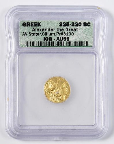 Alexander the Great AV Stater Coin, Citium Mint