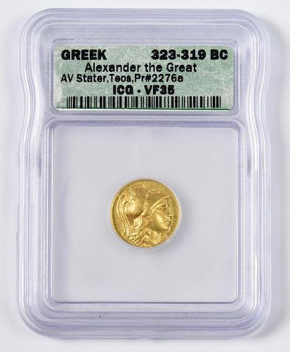 Alexander the Great AV Stater, Teos Mint