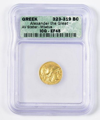 Alexander the Great AV Stater, Miletus Mint