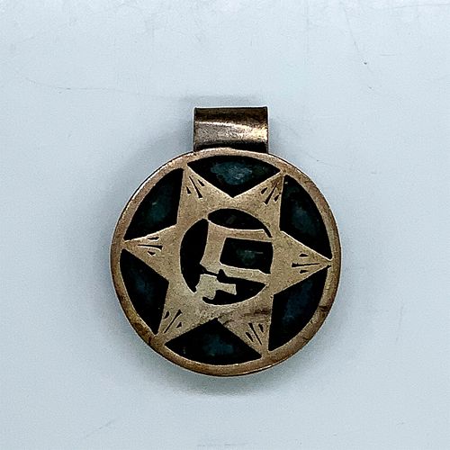 Sterling Silver Jewish Symbols Money Clip