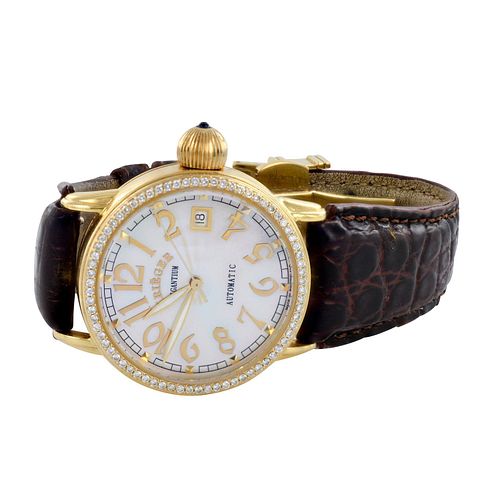Krieger Rare Men's 18K Gold & Diamond Gigantium Watch