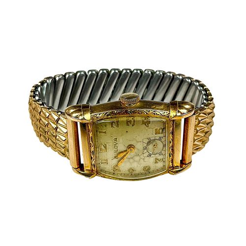 1940s Bulova Swiss 10K Gold Filled Watch