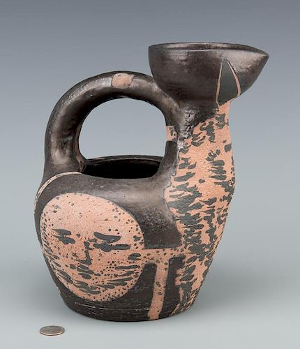 Picasso Ceramic Vessel "Centaur Au Visages"