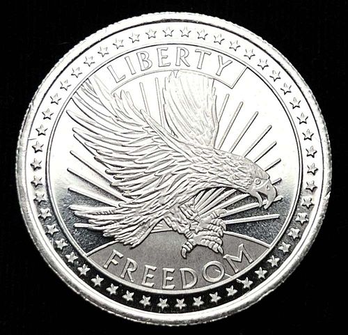 SD Bullion Liberty Freedom 1/2 ozt .999 Silver 