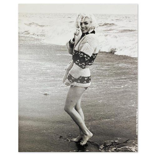 George Barris (1922-2016), "Marilyn Monroe: The Last Shoot" Photograph Printed from the Original Negative, Hand Signed and Numbered Inverso with Lette