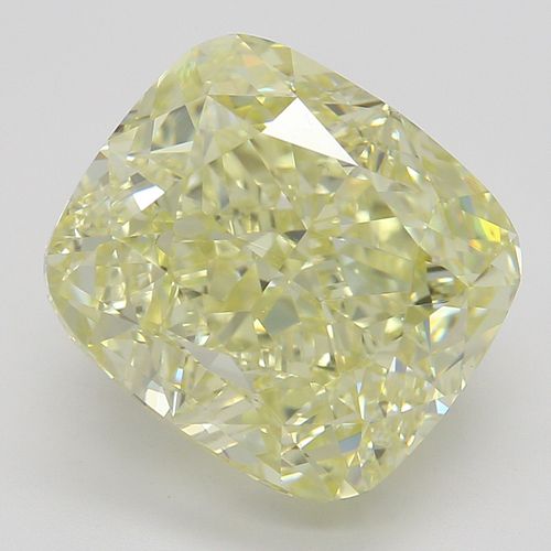 5.01 ct, Natural Fancy Yellow Even Color, VS2, Cushion cut Diamond (GIA Graded), Appraised Value: $184,300 