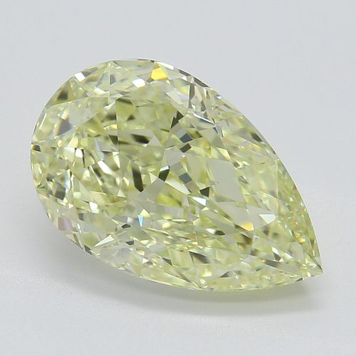 2.51 ct, Natural Fancy Light Yellow Even Color, VS1, Pear cut Diamond (GIA Graded), Appraised Value: $55,200 