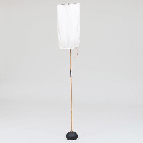 Isamu Noguchi Bamboo and Metal Floor Lamp