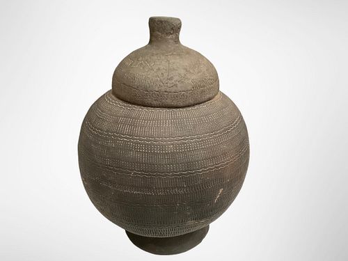 Kalinga Pottery of the Philippines Lidded Pot