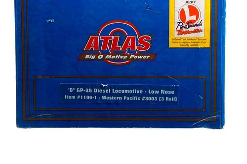 Atlas O Gauge #1106-1 Western Pacific GP-35 Diesel Loco