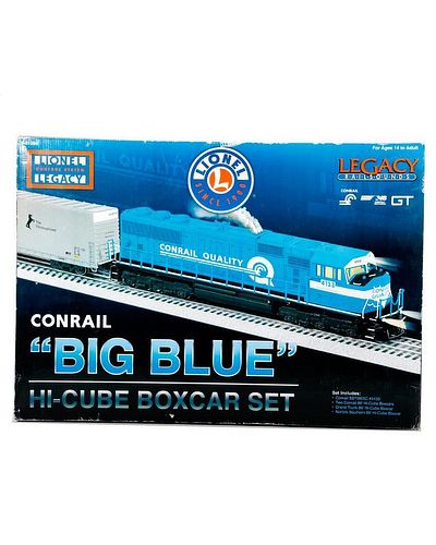Lionel O Gauge 6-81094 Conrail Big Blue Hi-Cube Boxcar Set