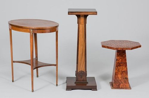 Three Decorative Tables / Stands