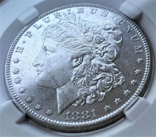 1881-O Morgan Silver Dollar MS64 PL