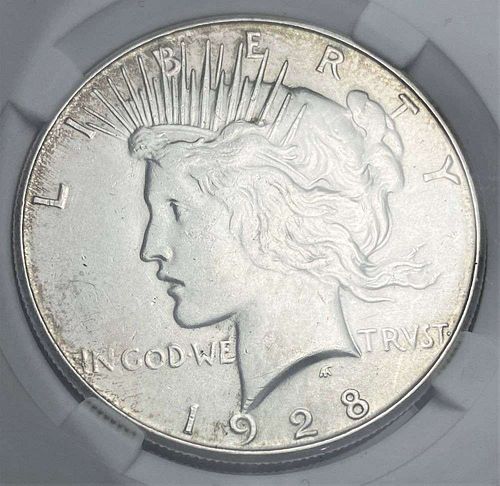 1928-S Peace Silver Dollar MS63