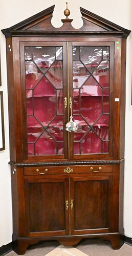 Mahogany Victorian Corner Cabinet