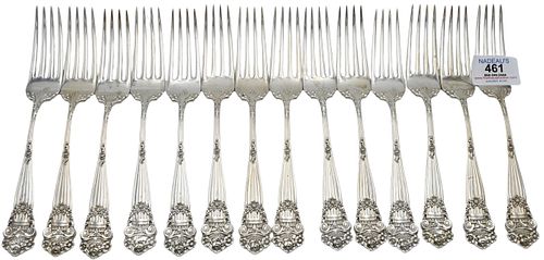 Set of 14 Towle Sterling Silver Forks