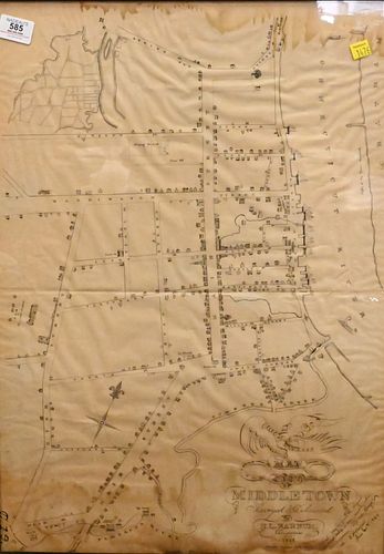 Hand Drawn Map of Middletown