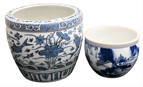 Two Blue and White Chinese Pieces