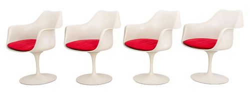 Eero Saarinen for Knoll Tulip Chairs, 4