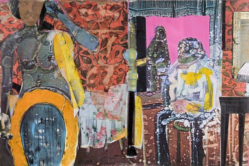 Romare Howard Bearden (1911 - 1988) Collage