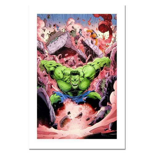 Marvel Comics, "Skaar: Son of Hulk #11" Numbered Limited Edition Canvas by Ron Lim with Certificate of Authenticity.