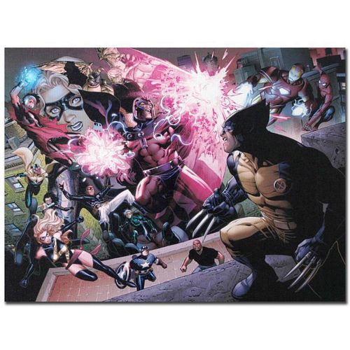Marvel Comics "Avengers: The Children's Crusade #2" Numbered Limited Edition Giclee on Canvas by Jim Cheung with COA.