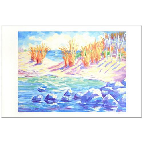 Adam, "La Playa Arenosa" Limited Edition Lithograph, Numbered and Hand Signed.